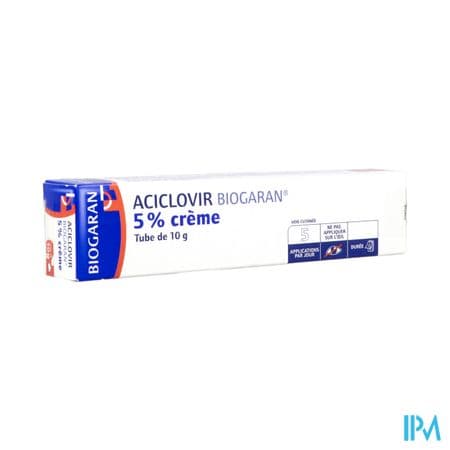 Aciclovir Biogaran 5% Creme 10g