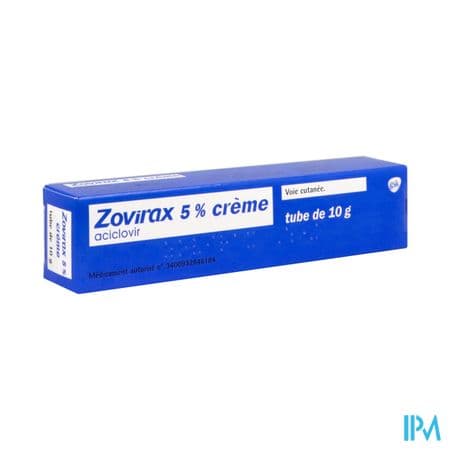 Zovirax 5% Creme 10g — Pharmacie de l'Horloge - Deauville