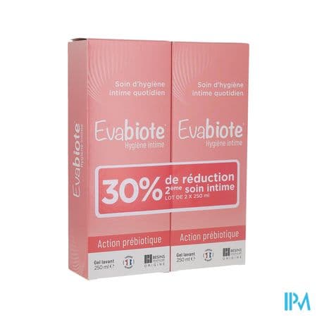 EVABIOTE INTIME GEL/MOUS LAV 250X2