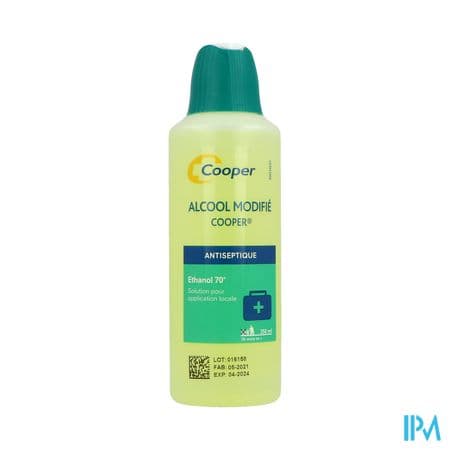 Cooper Alcool Modifie 70d Solution Pour Application Cutanee 250ml