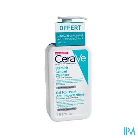 CERAVE GEL MOUSSANT A/IMPERF+MINI