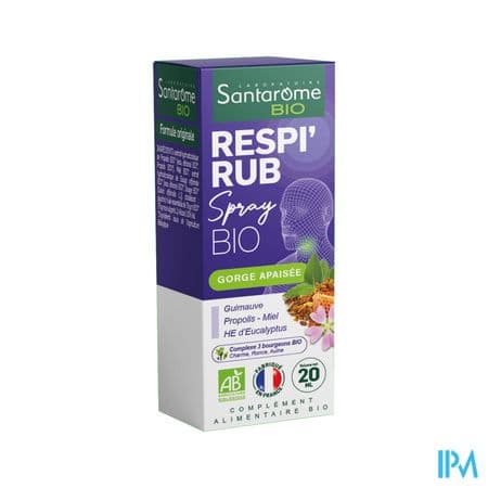 SANTAROME RESPIRUB BIO SPR 20ML