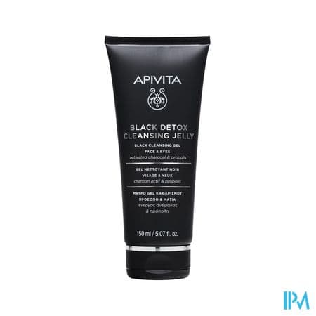 Apivita Gel Nettoyant Black Detox 150ml