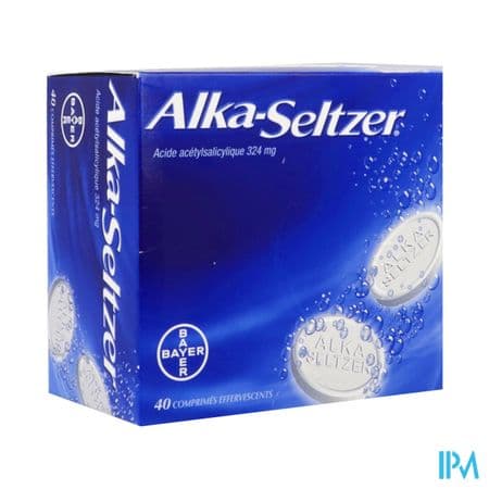 ALKA-SELTZER 324MG CPR EFFERV 40