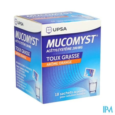 MUCOMYST 200MG SACHET 18