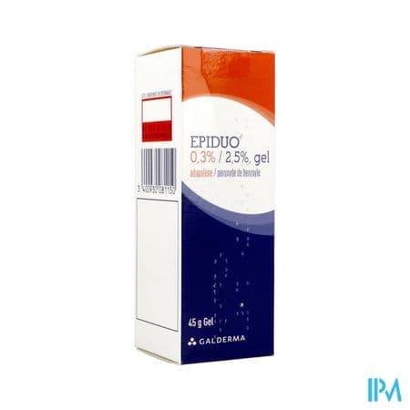 Epiduo 0.3%/2.5% Gel 45g — Grande Pharmacie de la Gare - Sartrouville