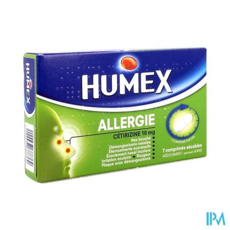 HUMEX 10MG ALLERGIE CETIR CPR S 7