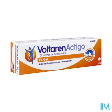 VOLTARENACTIGO 1% GEL TUB 60G