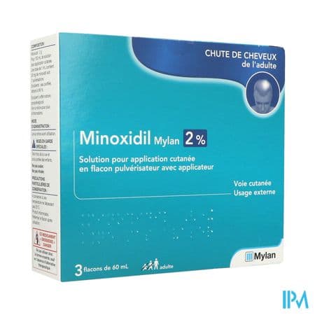 MINOXIDIL 2% VIATRIS SOL EXT 60ML3 — Pharmacie du 13eme 24/24