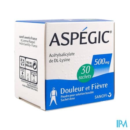 ASPEGIC 500MG SACHET 30