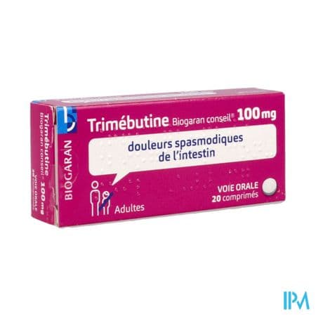 Trimebutine Biogaran Conseil 100mg Comprime 20