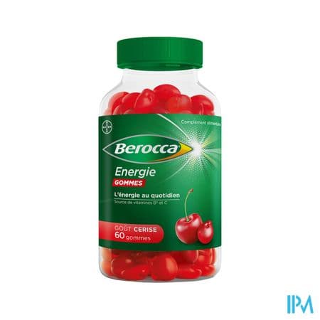 BEROCCA ENERGIE CERISE GOMME 60
