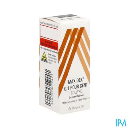 MAXIDEX COL 3ML — Pharmacie Fontaine Tours