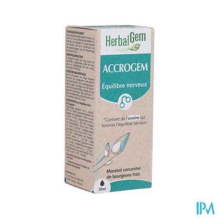 Herbalgem Accrogem Gc31 Equilibre Nerveux Bio 30ml