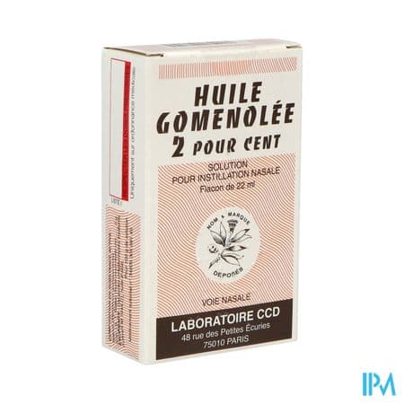 Huile Gomenolee 2% Solution Pour Instillation Nasale 22ml — Pharmacie Du Centre Apothical