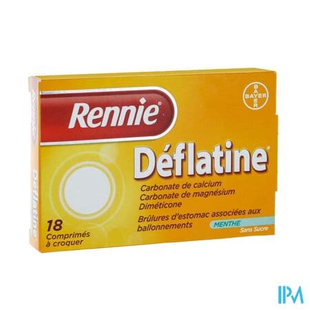 Rennie Deflatine Comprime A Croquer 18 — Pharmacie de la Rocade