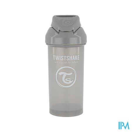 TWISTSHAKE TASSE PAILLE 360ML GRIS — Pharmacie Pessac Arago