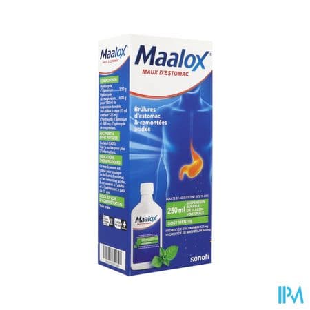 MAALOX MAUX ESTOMAC FL 250ML