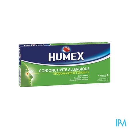 HUMEX CONJ ALLERG 2% COL DOSE 10