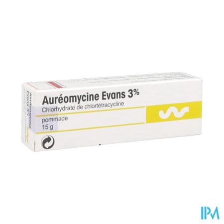 Aureomycine Evans 3% Pommade 15g — Pharmacie du 13eme 24/24