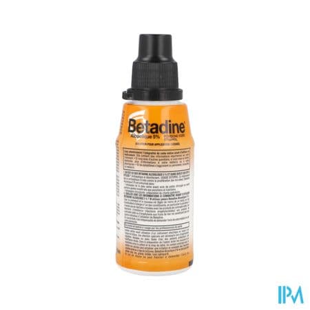 Betadine Alcoolique 5% Sol Appl Cutanee 125ml — Pharmacie Saint-Bernabé