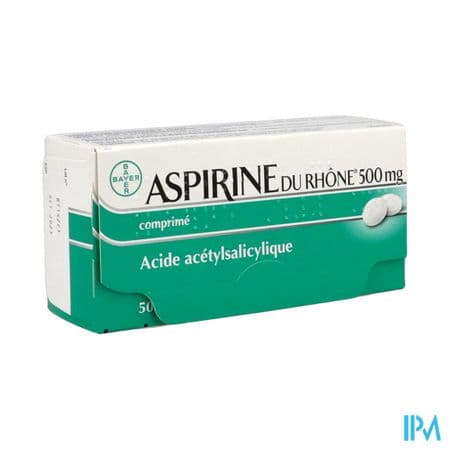 ASPIRINE 500MG RHONE CPR 50