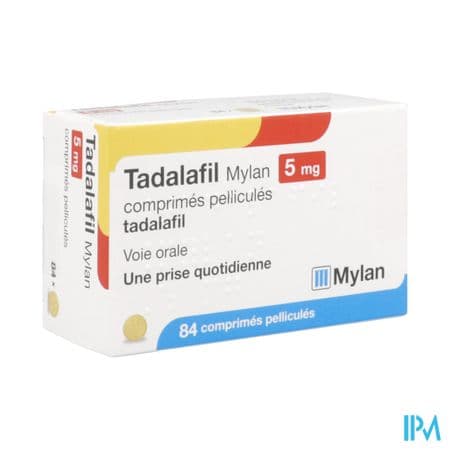 Tadalafil Mylan 5mg Comprime 84 — Pharmacie Fellous