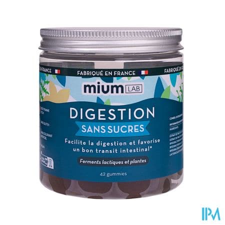 Mium Lab Digestion Sans Sucre Gummies 42
