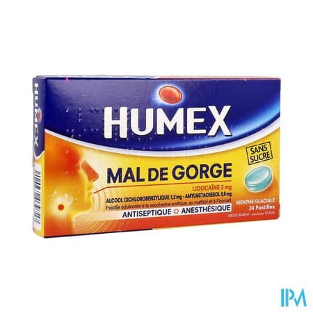 HUMEX MAL GORGE LIDOC MENTH S/S24