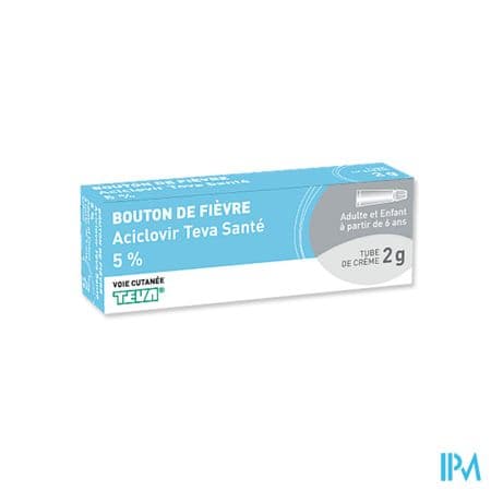Aciclovir Teva Sante 5% Creme 2g