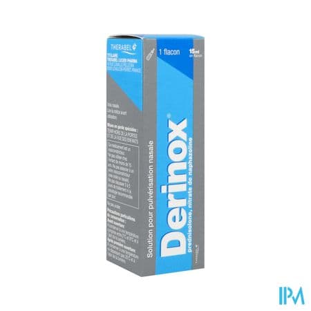 Derinox Solution Pour Pulverisation Nasale 15ml — Pharmacie Centrale de la villette 93 - 24/24 (Pharmacie de garde)