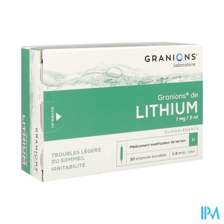 GRANIONS LITHIUM AMP BUV 2ML 30