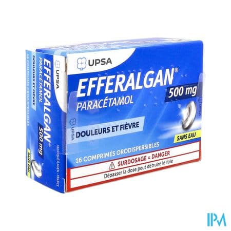 Efferalgan 500mg Comprime Orodispersible 16