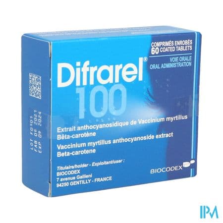 DIFRAREL 100MG CPR 60