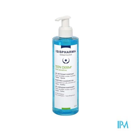 TEEN DERM GEL SENSITIVE NETT 250ML — Pharmacie Opéra Garnier