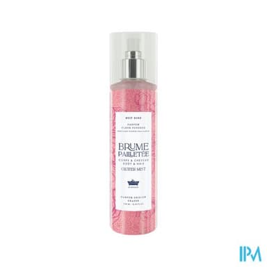 Les Petits Bains De Provence Brume Pailletee Nuit Rose Fleur Poudree 250ml