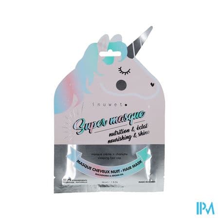 Inuwet Masque Cheveux Nutrition Eclat 30ml