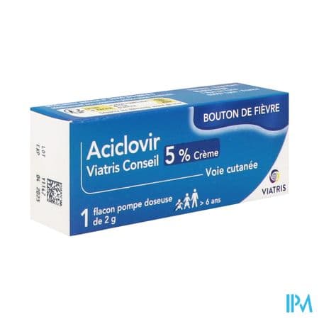 ACICLOVIR 5% VTS CONS CR POMP2G