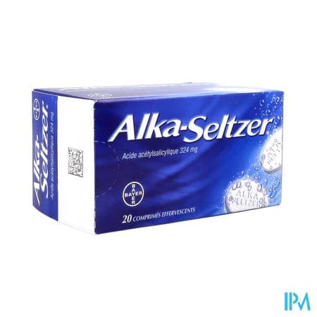 ALKA-SELTZER 324MG CPR EFFERV 20