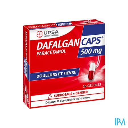 DAFALGANCAPS 500MG GELULE 16