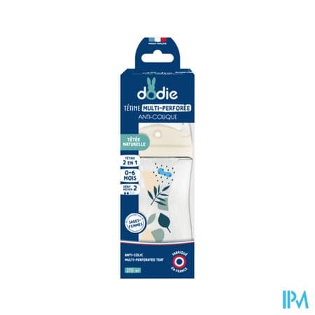 DOD BIB TEAT&RING BLEU 3+ 270ML