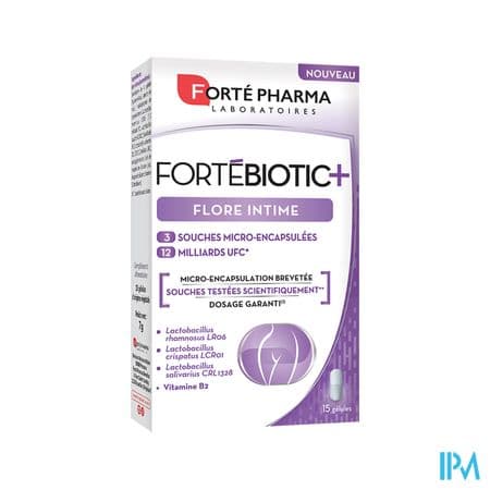 FORTEBIOTIC+ FLORE INTIME GELUL 15