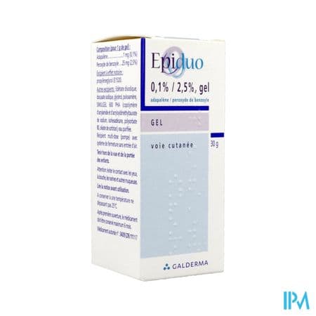 Epiduo 0.1%/2.5% Gel Pompe 30g — Pharmacie Comedie