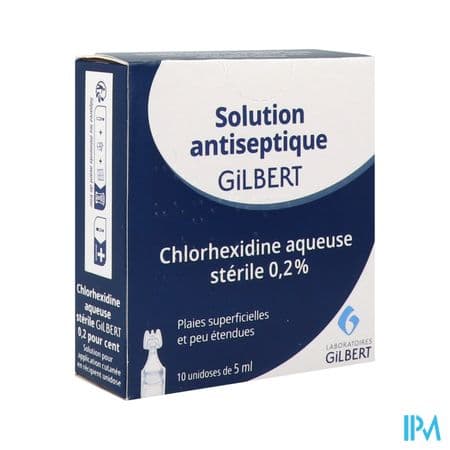 CHLORHEXIDINE 0,2% GILBERT 5ML 10