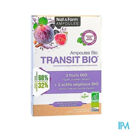 NAT&FORM AMP TRANSIT BIO 10ML 20 — Pharmacie du Vercors
