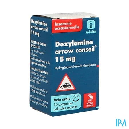 DOXYLAMINE 15MG ARW CONS CPR SEC10