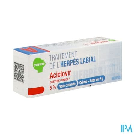 ACICLOVIR 5% CRIST CONS CR TUB 2G