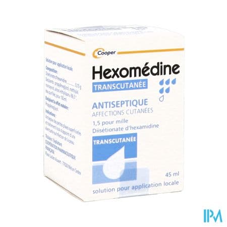 HEXOMEDINE TRANSCUTANEE FL 45ML