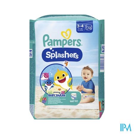 Pampers Splashers Couche Culotte Bain 6/11kg 12