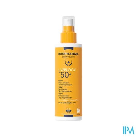 UVEBLOCK SOL SPF50+ SPR 200ML — Pharmacie du Centre Gennevilliers